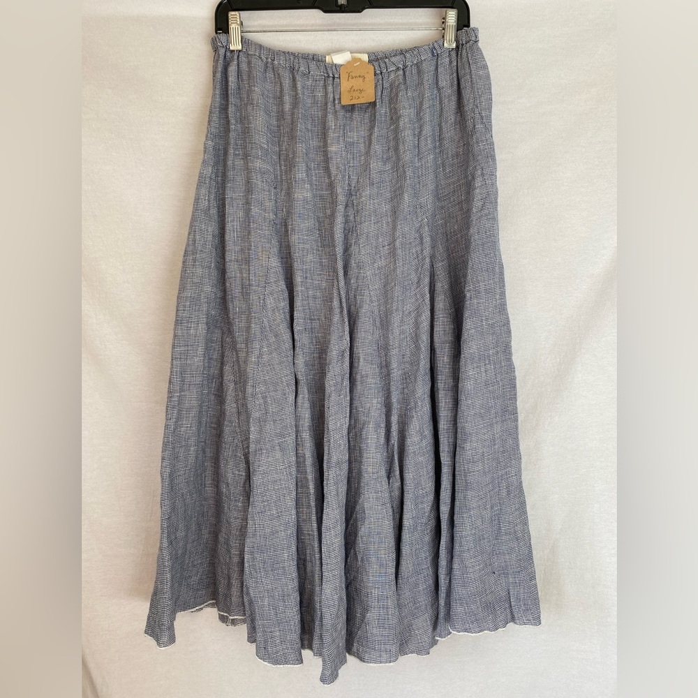CP Shades Linen Fanny Maxi+Midi Skirt